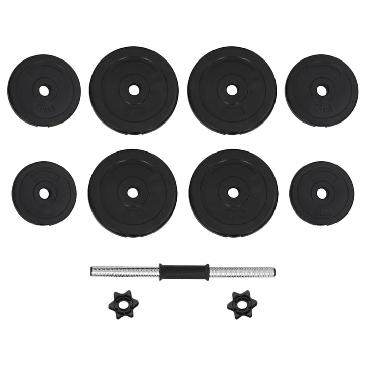 1 x håndvægte 15 kg.
