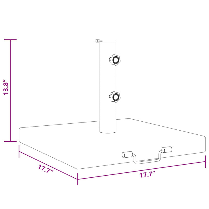 parasolfod 45 cm