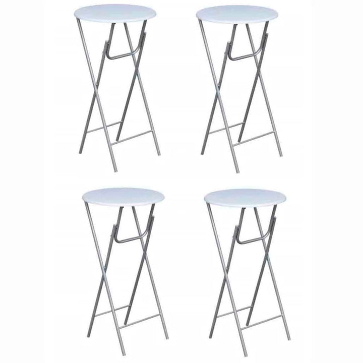ståborde 4 stk. MDF bordplade hvid