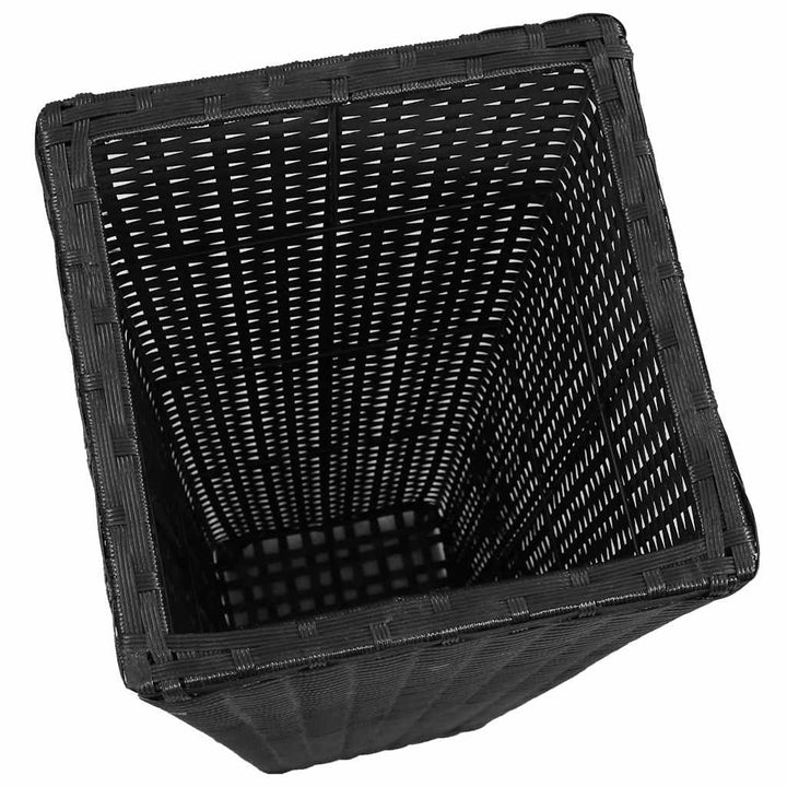 plantekrukker 3 stk. polyrattan sort