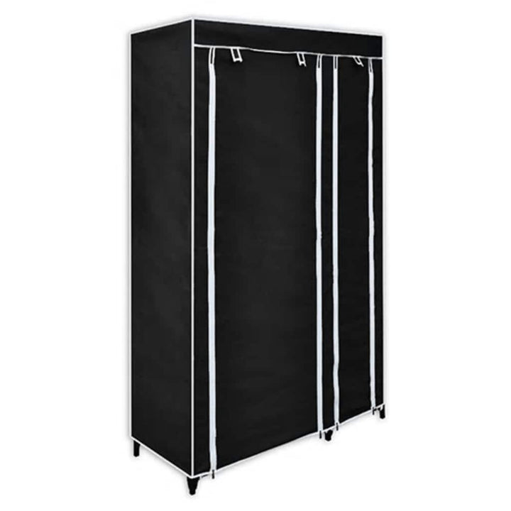 foldeklædeskab 110 x 45 x 175 cm sort