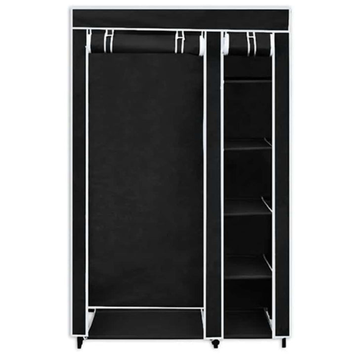 foldeklædeskab 110 x 45 x 175 cm sort