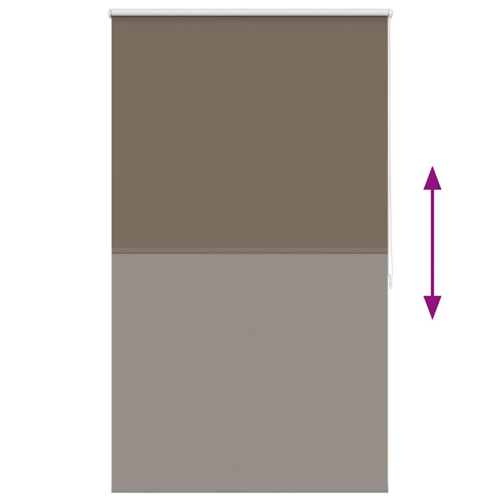 rullegardin mørklægning 84,4x175 cm stofbredde 80 cm kaffe