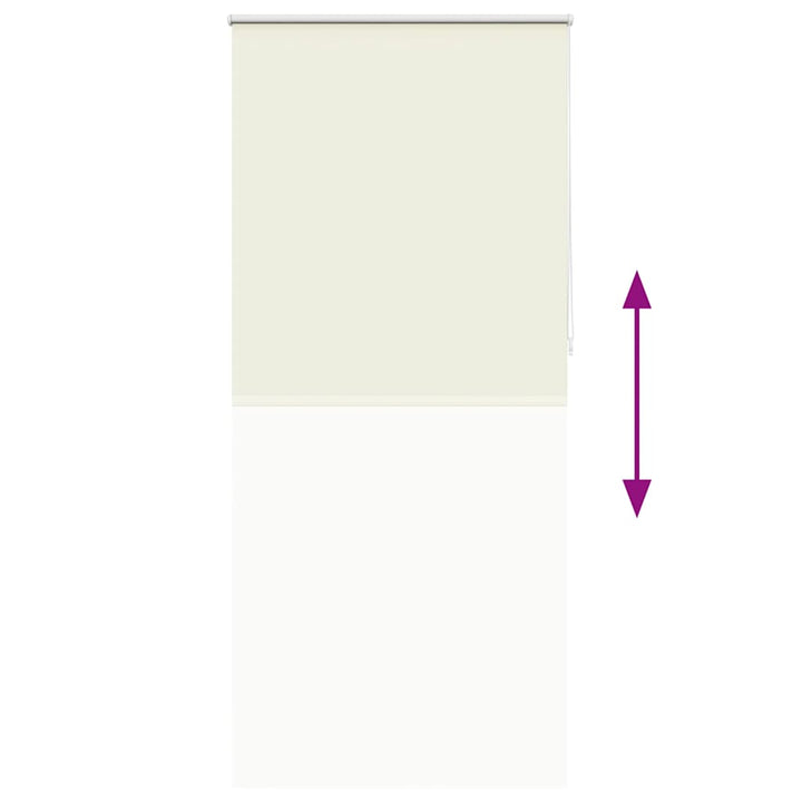 rullegardin mørklægning 84,4x230 cm stofbredde 80 cm off-white