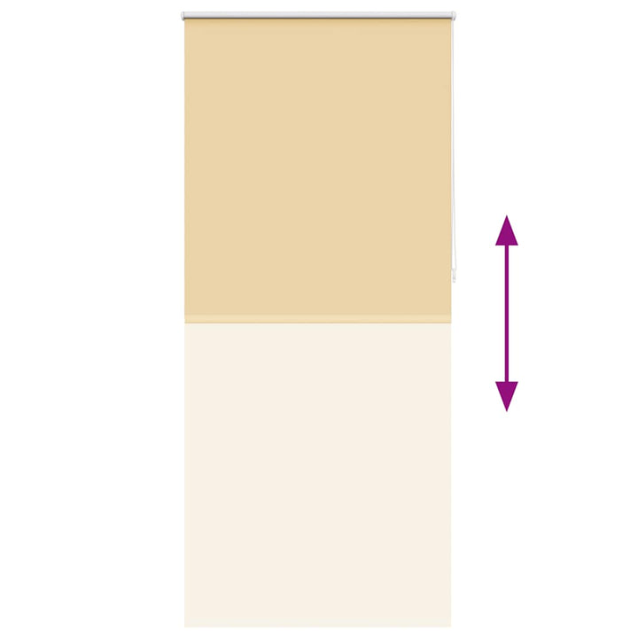 rullegardin mørklægning 84,4x230 cm stofbredde 80 cm beige