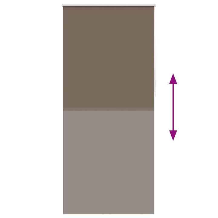 rullegardin mørklægning 104,4x230 cm stofbredde 100 cm kaffe