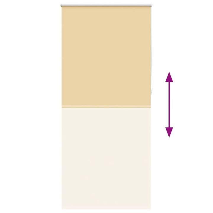 rullegardin mørklægning 124,4x230 cm stofbredde 120 cm beige