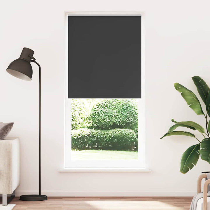 rullegardin mørklægning 124,4x230 cm stofbredde 120 cm sort
