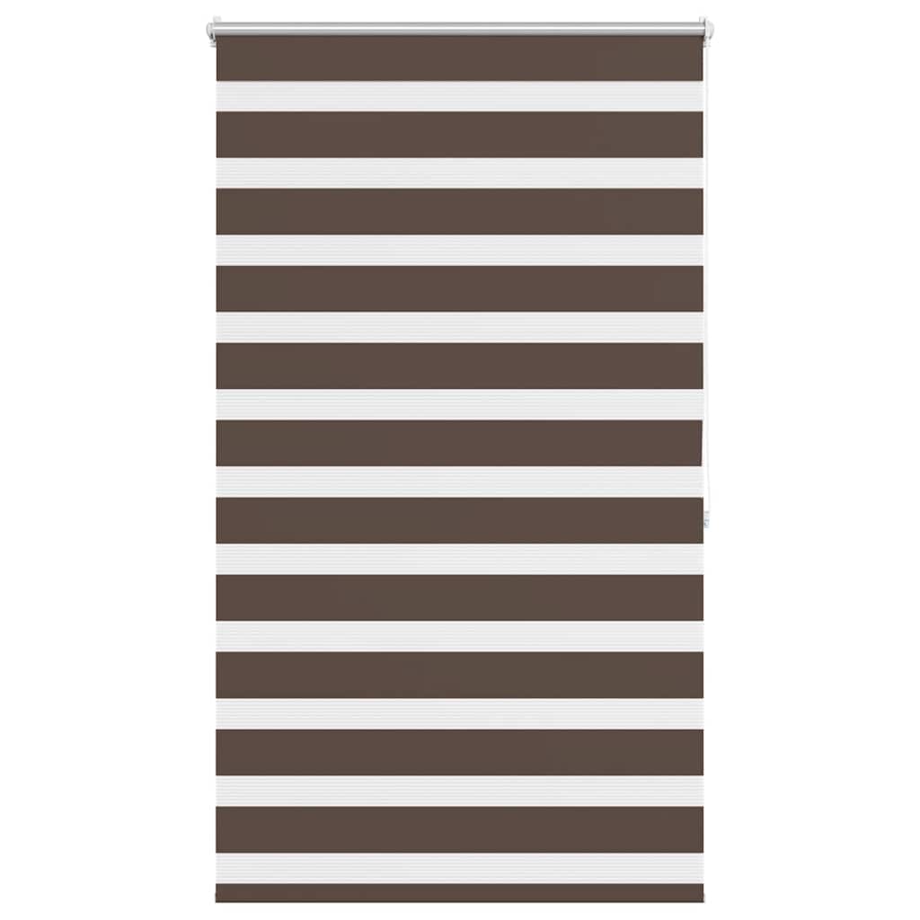 zebragardin 100,9x175 cm stofbredde 96,7 cm kaffegrøn