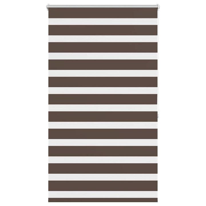 zebragardin 100,9x175 cm stofbredde 96,7 cm kaffegrøn