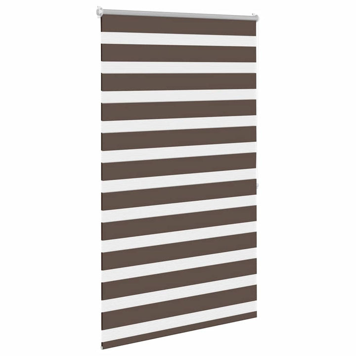 zebragardin 100,9x175 cm stofbredde 96,7 cm kaffegrøn