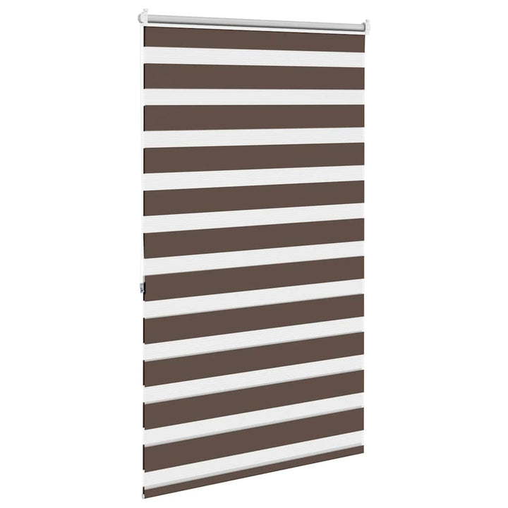 zebragardin 100,9x175 cm stofbredde 96,7 cm kaffegrøn