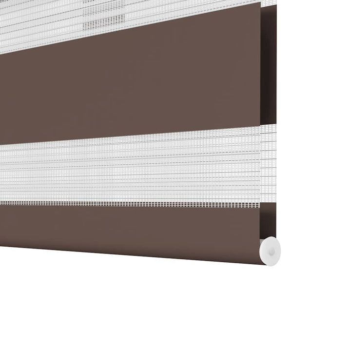 zebragardin 100,9x175 cm stofbredde 96,7 cm kaffegrøn