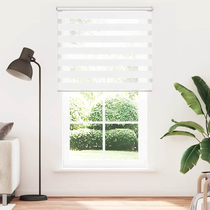 zebragardin 120,9x230 cm stofbredde 116,7 cm hvid