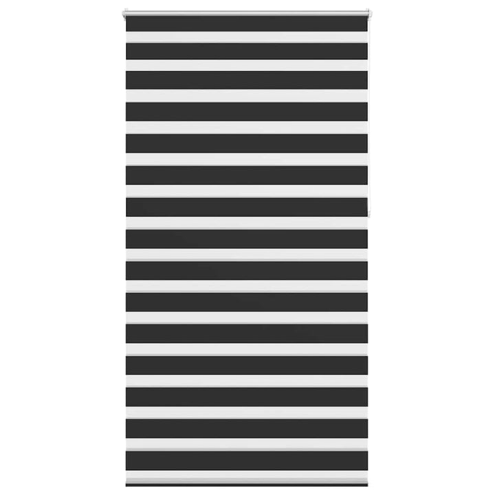 zebragardin 120,9x230 cm stofbredde 116,7 cm sort