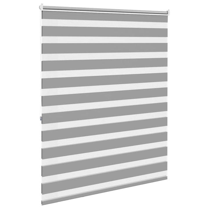 zebragardin 140,9x175 cm stofbredde 136,7 cm grå