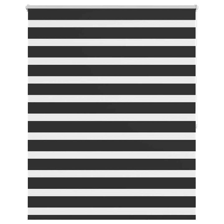 zebragardin 140,9x175 cm stofbredde 136,7 cm sort