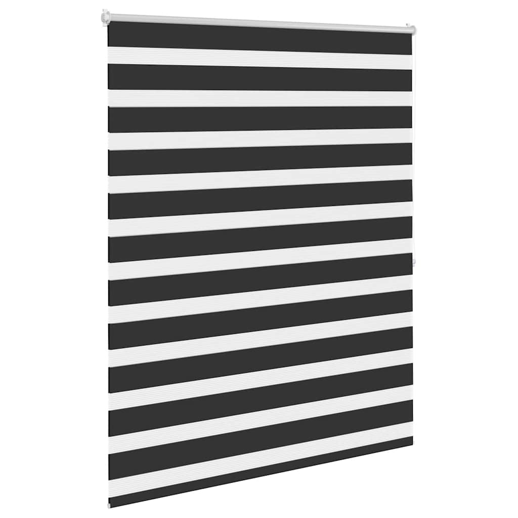 zebragardin 140,9x175 cm stofbredde 136,7 cm sort