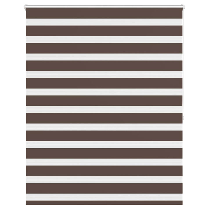zebragardin 140,9x175 cm stofbredde 136,7 cm kaffe