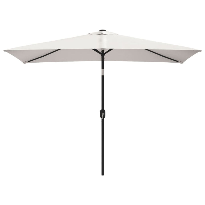 parasol 200x300 cm rektangulær sandhvid