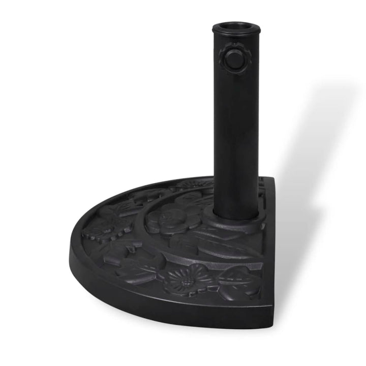 halvrund parasolfod resin