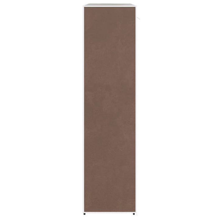 stofklædeskab med rum og stænger 45 x 150 x176 cm brun