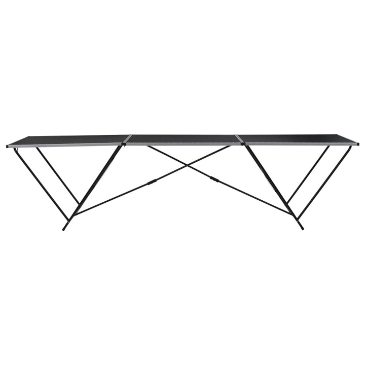 klapbord til tapetsering MDF og aluminium 300x60x78 cm