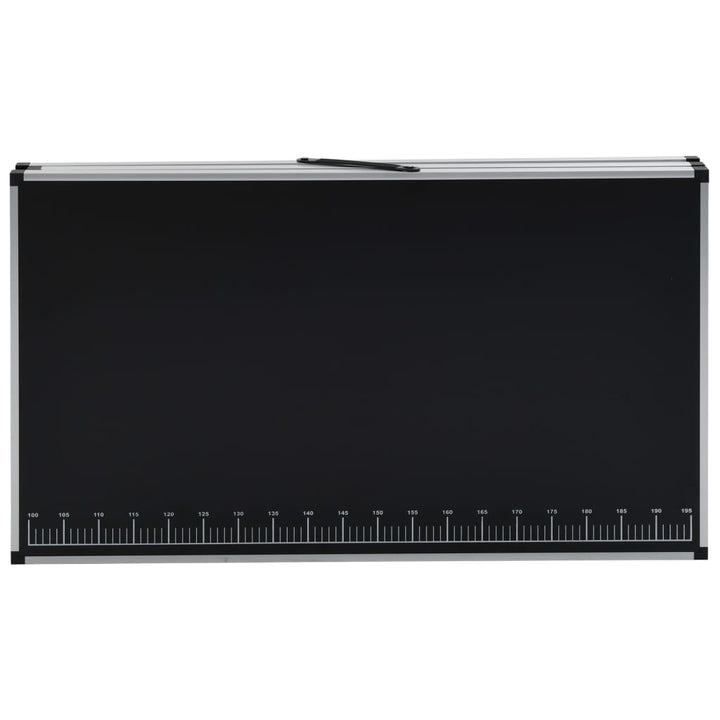 klapbord til tapetsering MDF og aluminium 300x60x78 cm