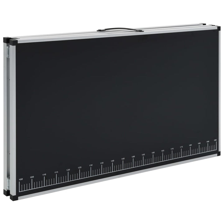 klapbord til tapetsering MDF og aluminium 300x60x78 cm