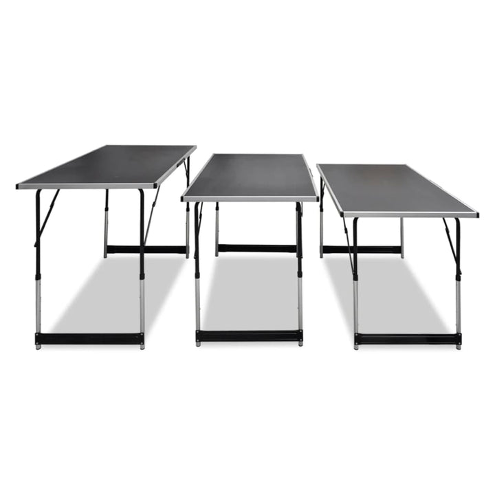 tapetseringsbord foldbart med justerbar bordhøjde 3 stk.