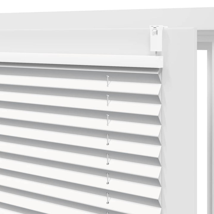 plisségardiner 100 x 200 cm hvid