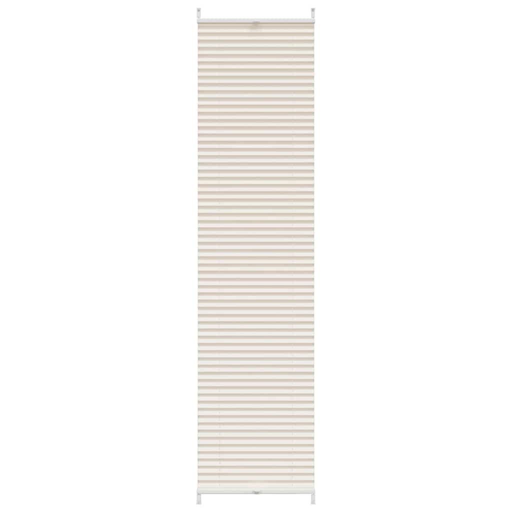 Plisseret blind 40x200 cm creme