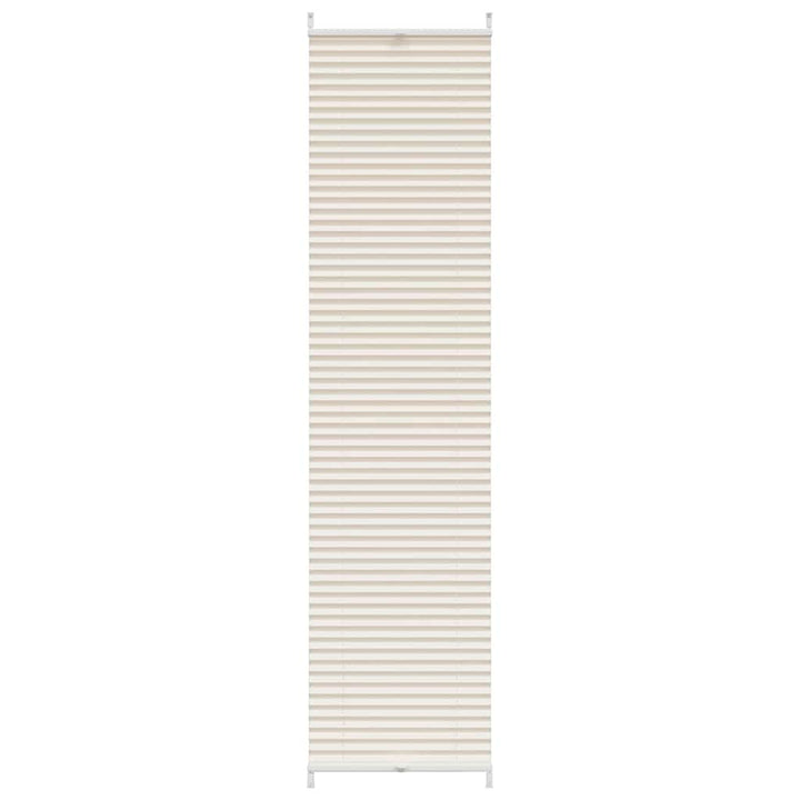 Plisseret blind 40x200 cm creme