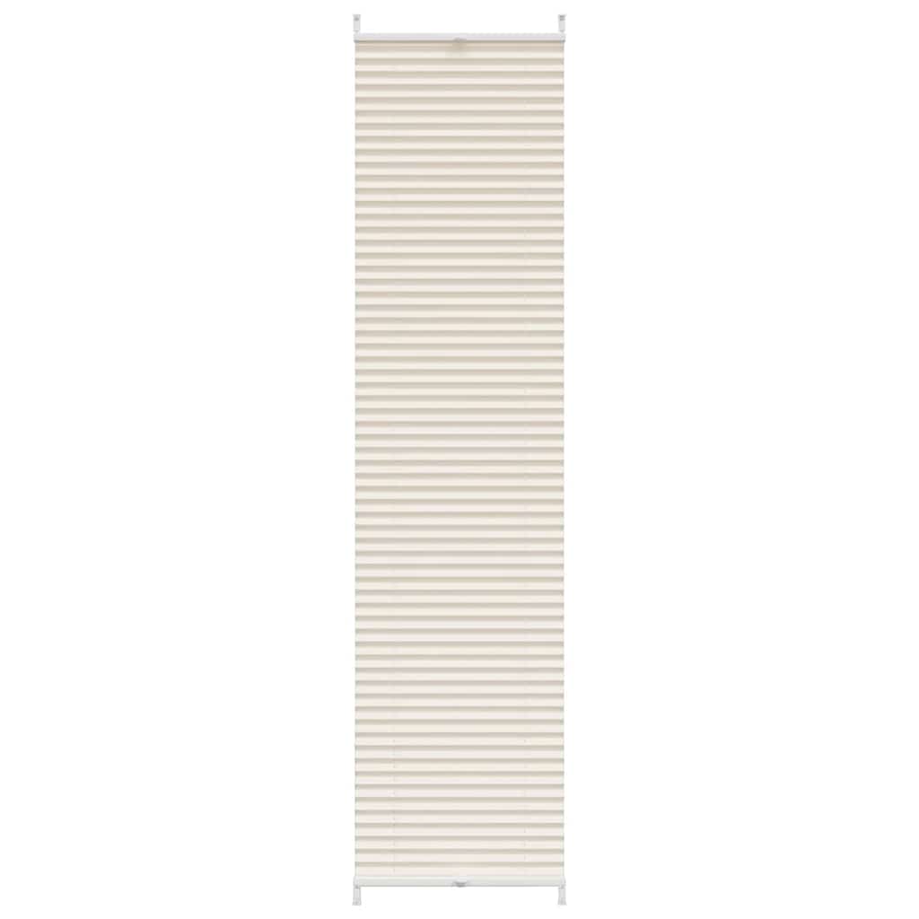 Plisseret blind 40x200 cm creme