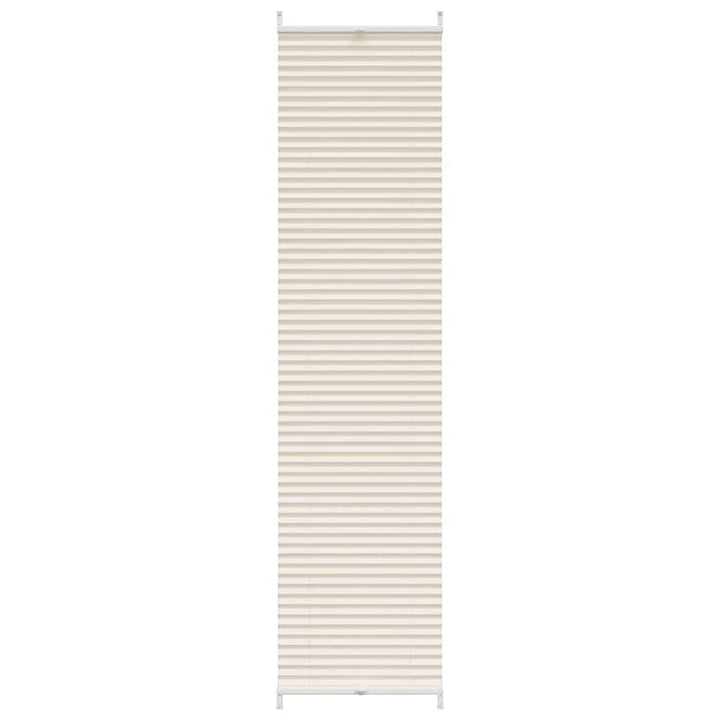 Plisseret blind 40x200 cm creme
