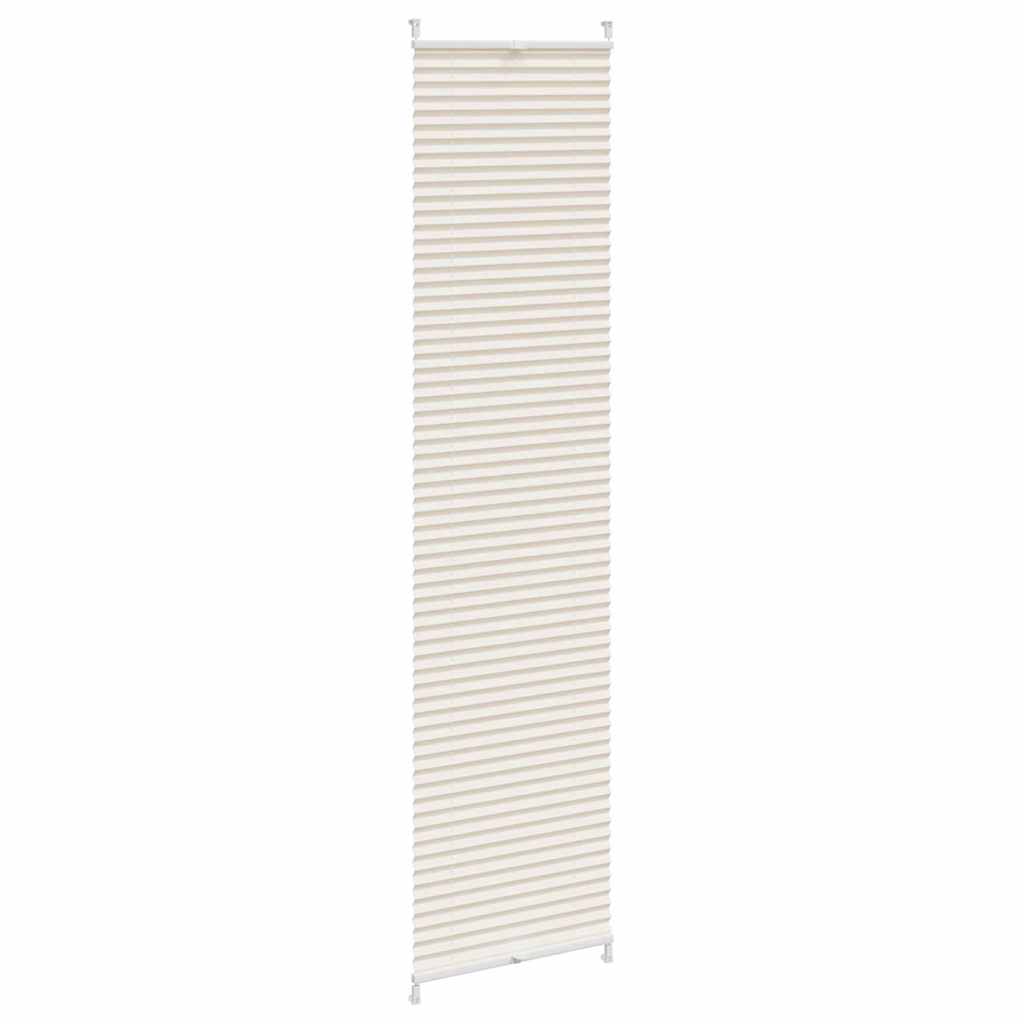 Plisseret blind 40x200 cm creme