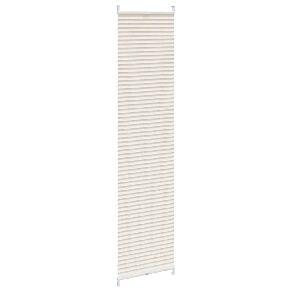 Plisseret blind 40x200 cm creme