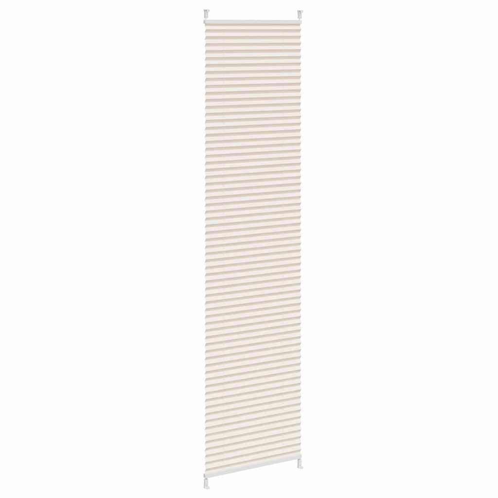 Plisseret blind 40x200 cm creme