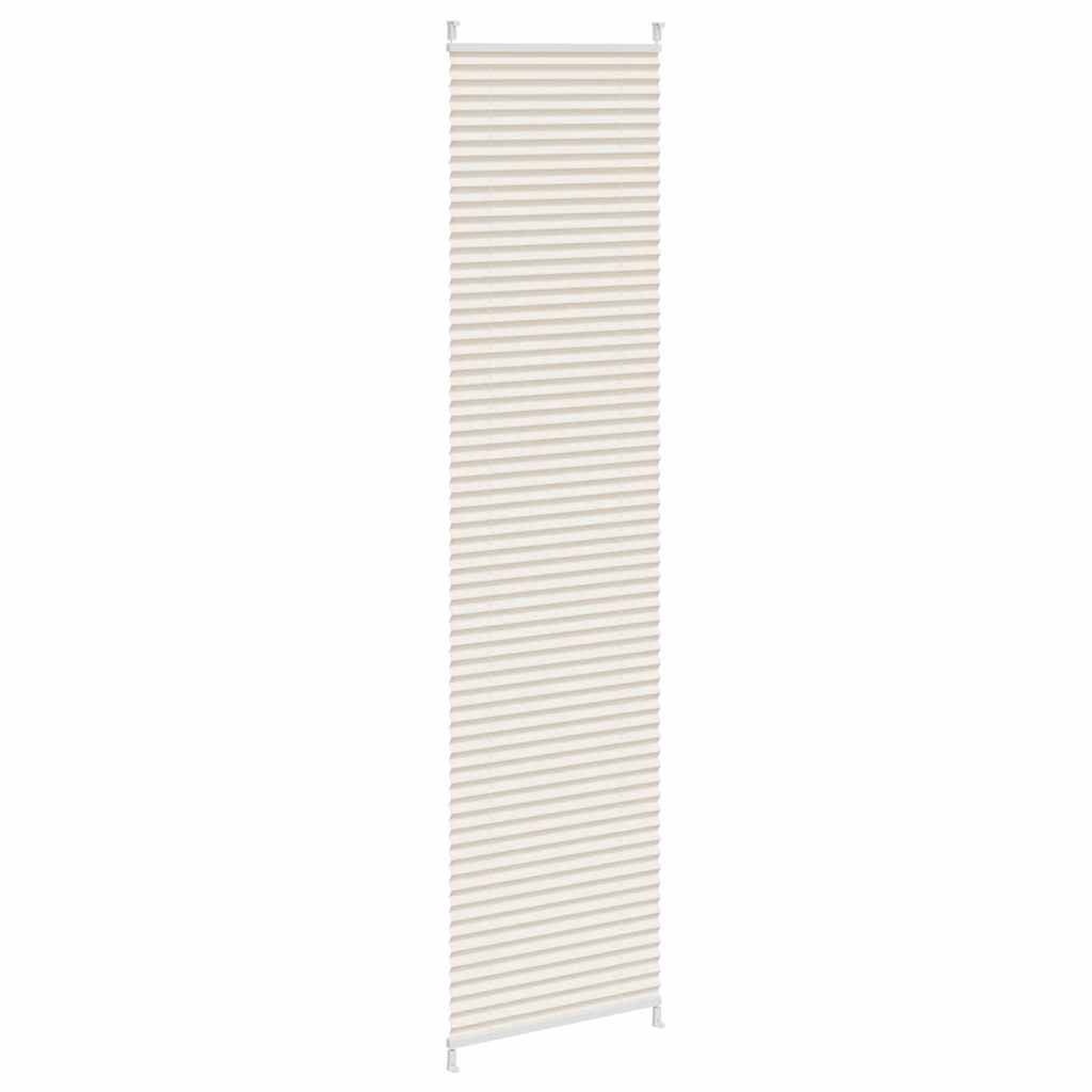 Plisseret blind 40x200 cm creme