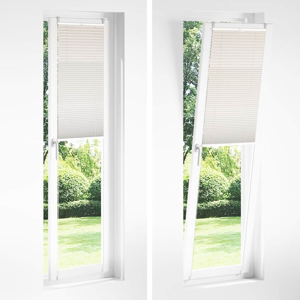 Plisseret blind 40x200 cm creme