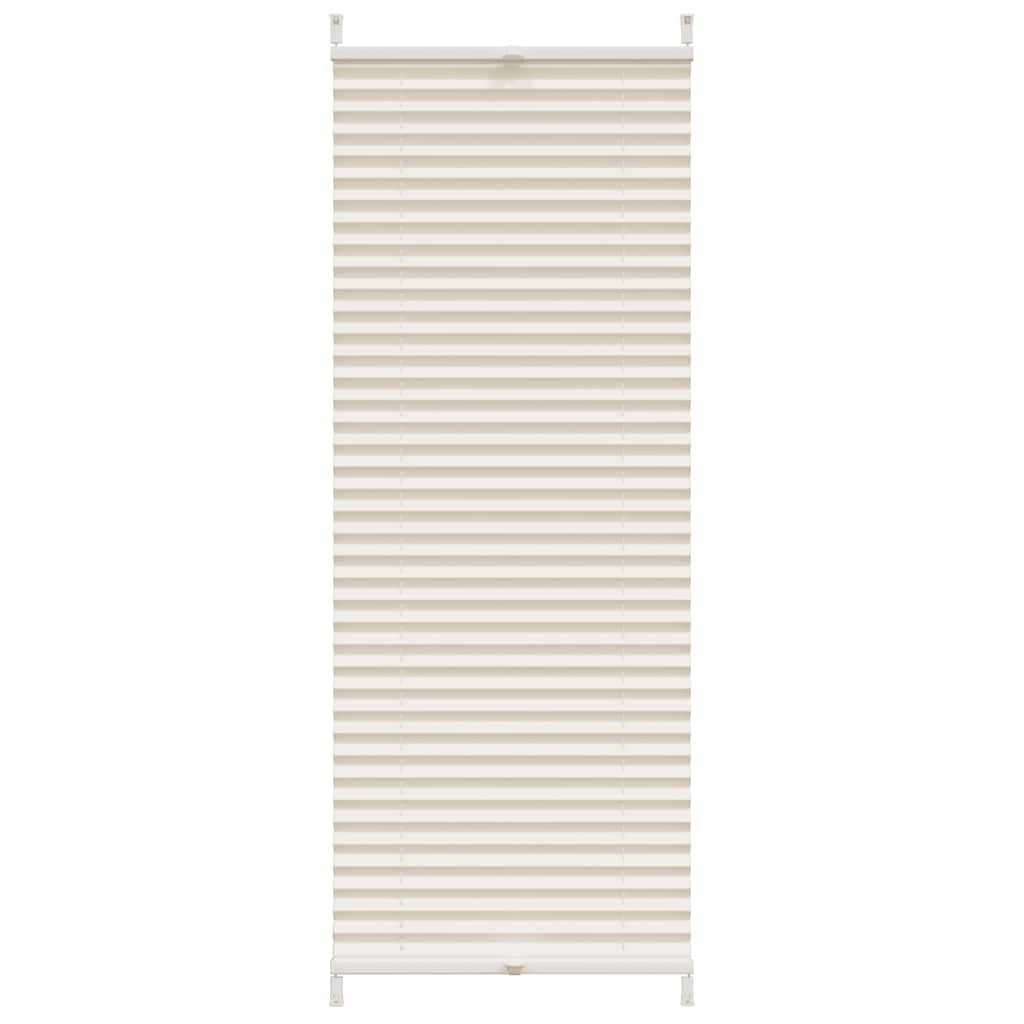 Plisseret blind 60x100 cm creme
