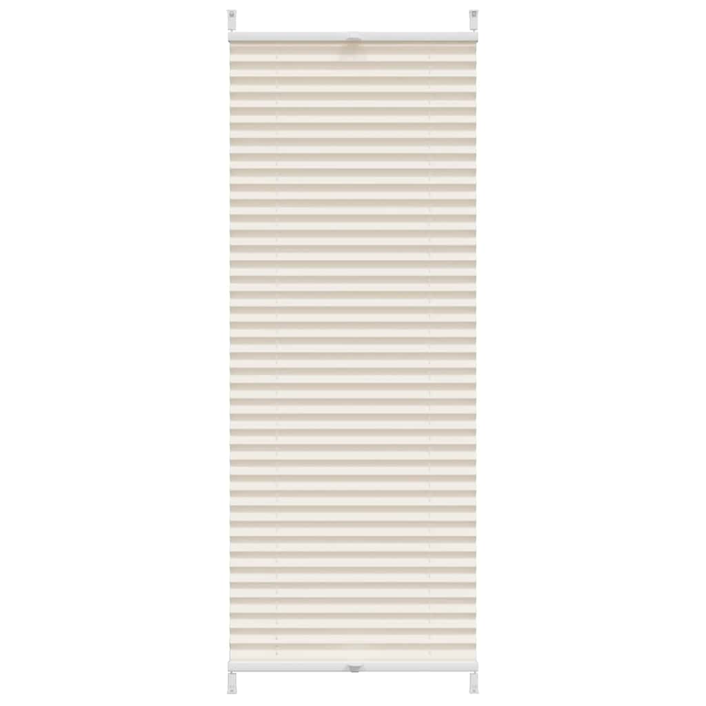 Plisseret blind 60x100 cm creme