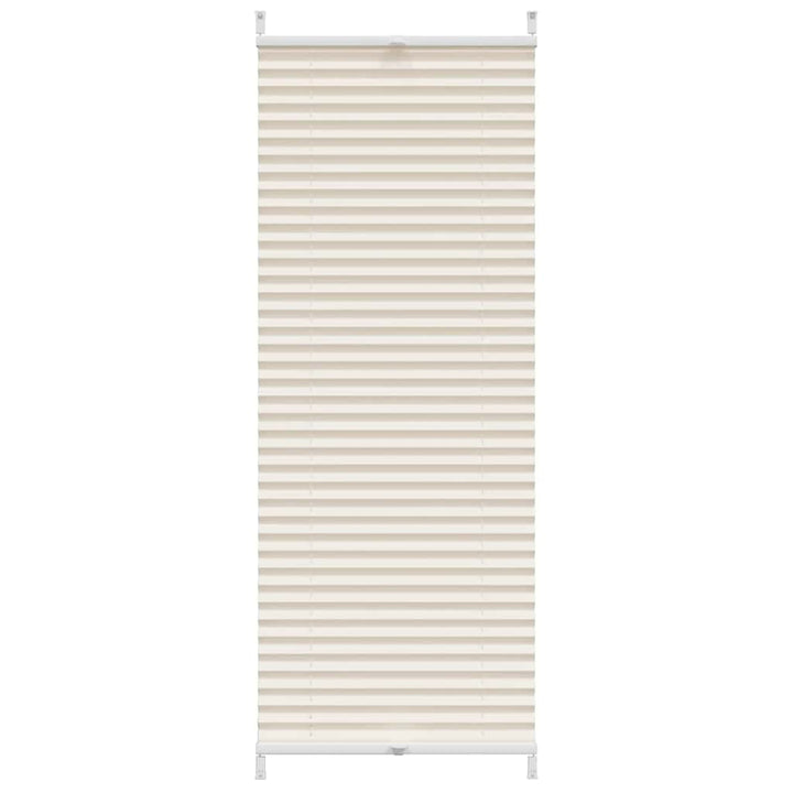 Plisseret blind 60x100 cm creme