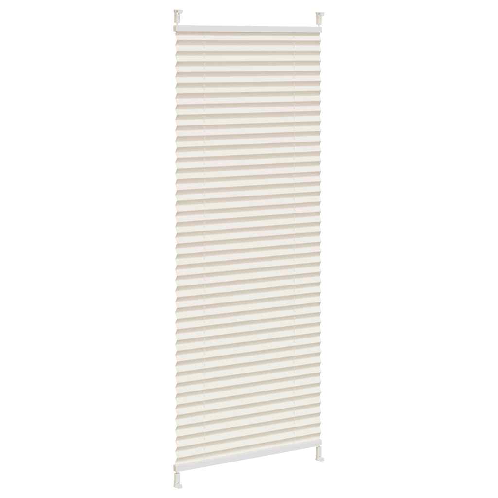 Plisseret blind 60x100 cm creme