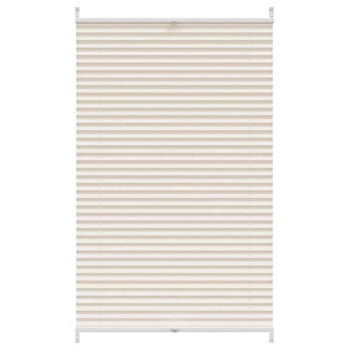 Plisseret blind 70x125 cm creme
