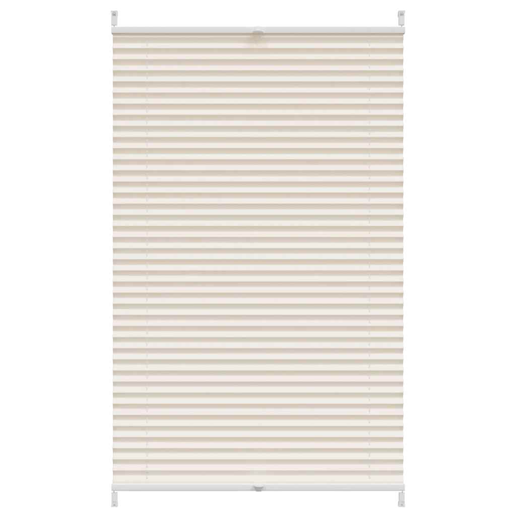 Plisseret blind 70x150 cm creme
