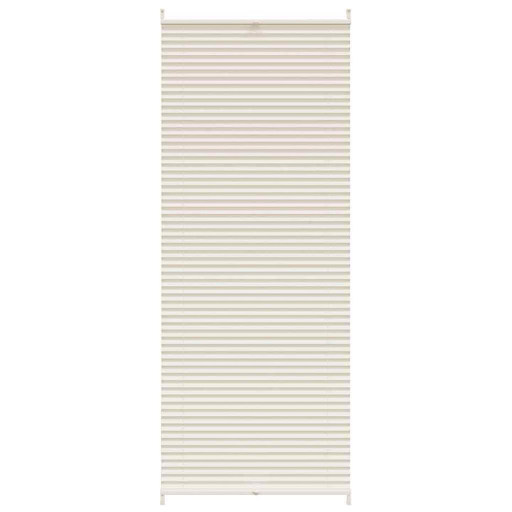 Plisseret blind 70x200 cm creme