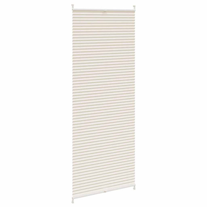 Plisseret blind 70x200 cm creme