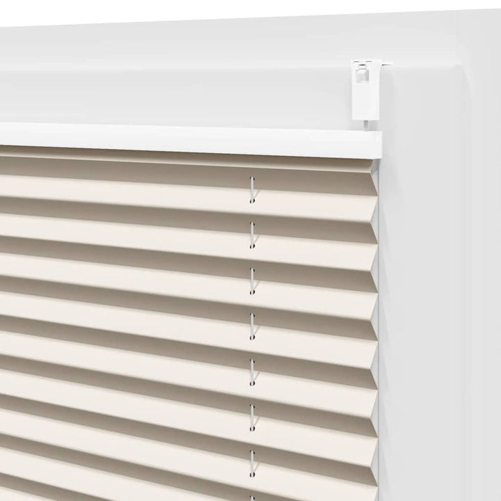 Plisseret blind 80x100 cm creme