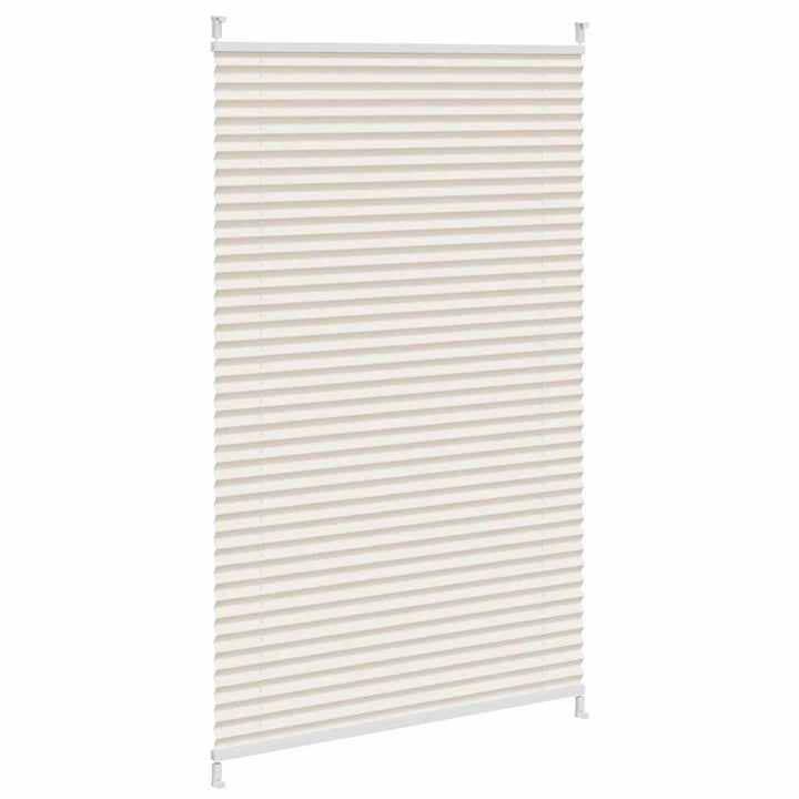 Plisseret blind 80x125 cm creme